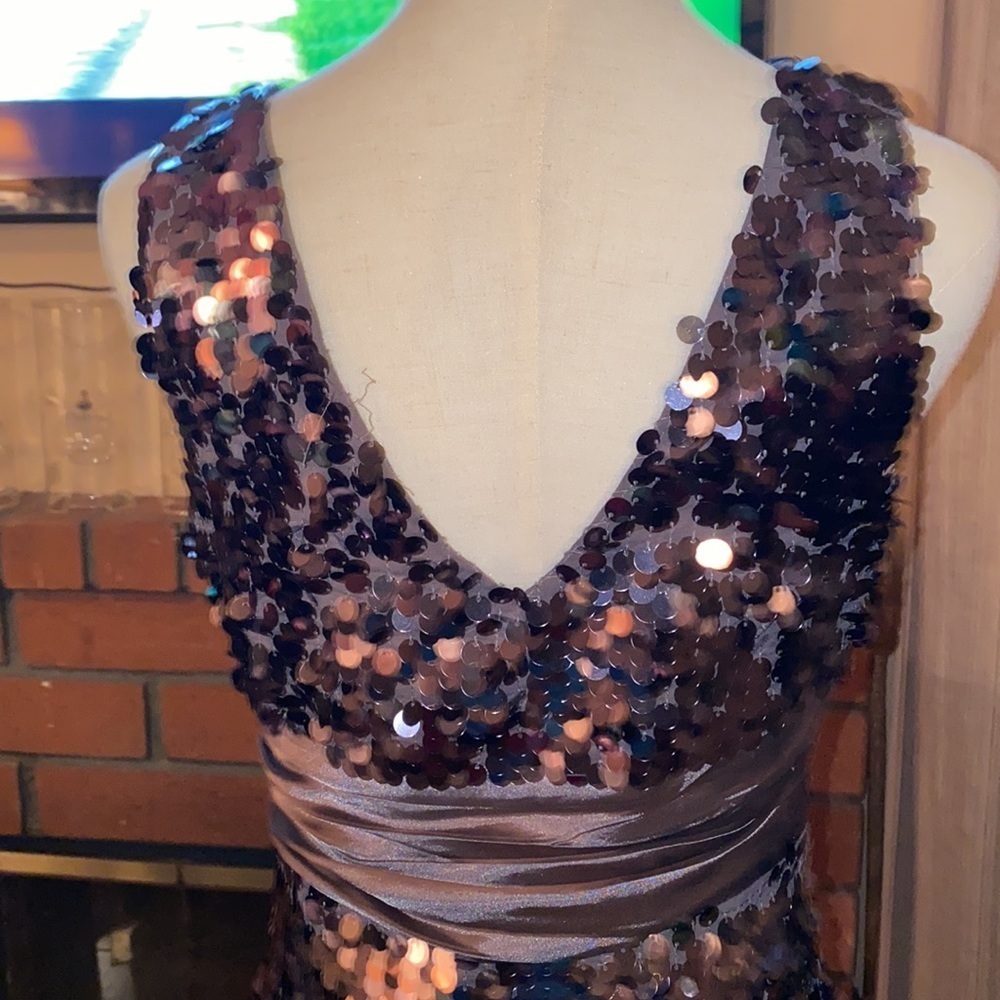 BX43 Forever 21 short sexi dress with sequins - Picture 5 of 7
